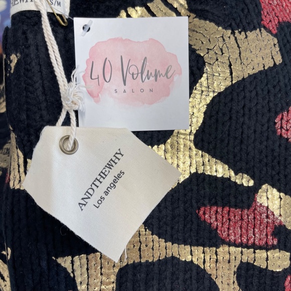 Shine On Leopard Balloon Sleeve Sweater - Picture 9 of 9